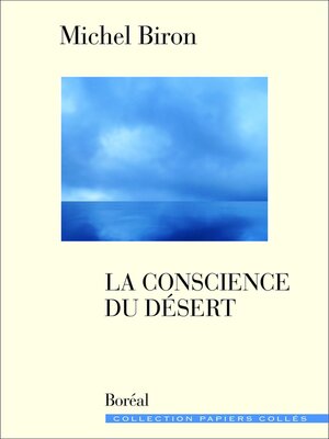 cover image of La Conscience du désert